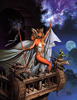 Art copyright  Clyde Caldwell, used by permission